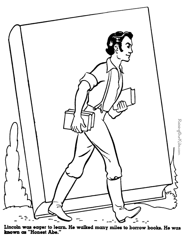 Download Abraham Lincoln Coloring Page - Coloring Home