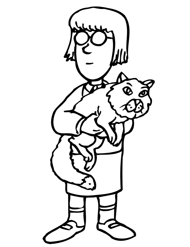 Download Cat Coloring Pages For Girls - Coloring Home