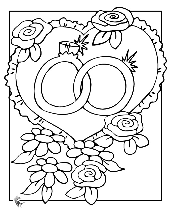 Wedding coloring pages to print | coloring pages for kids 