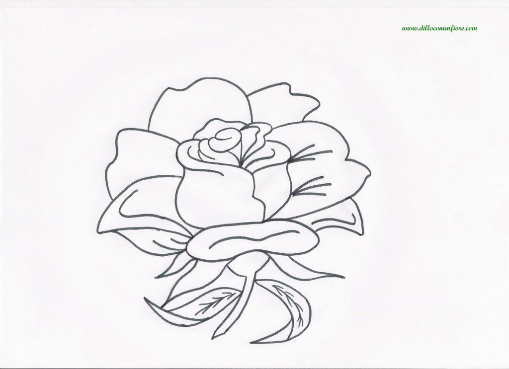 Roses Coloring Pages - Coloring For KidsColoring For Kids