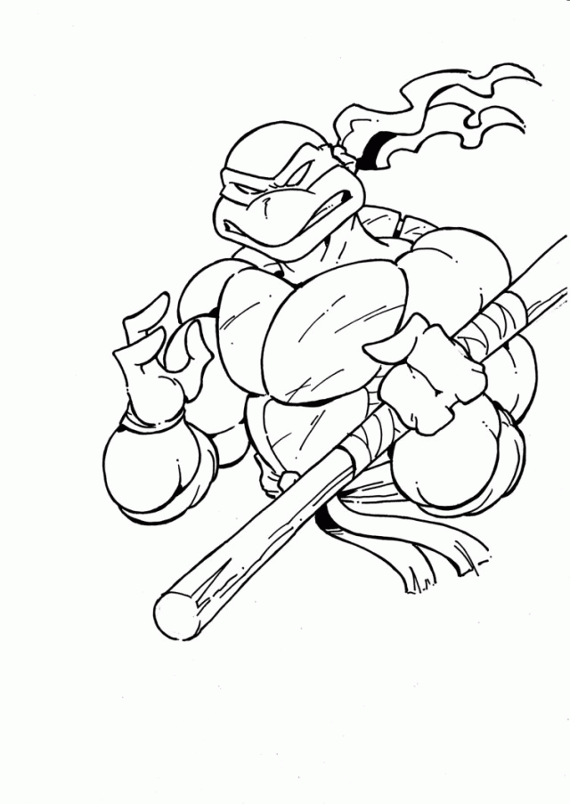 Donatello Coloring Pages - Coloring Home