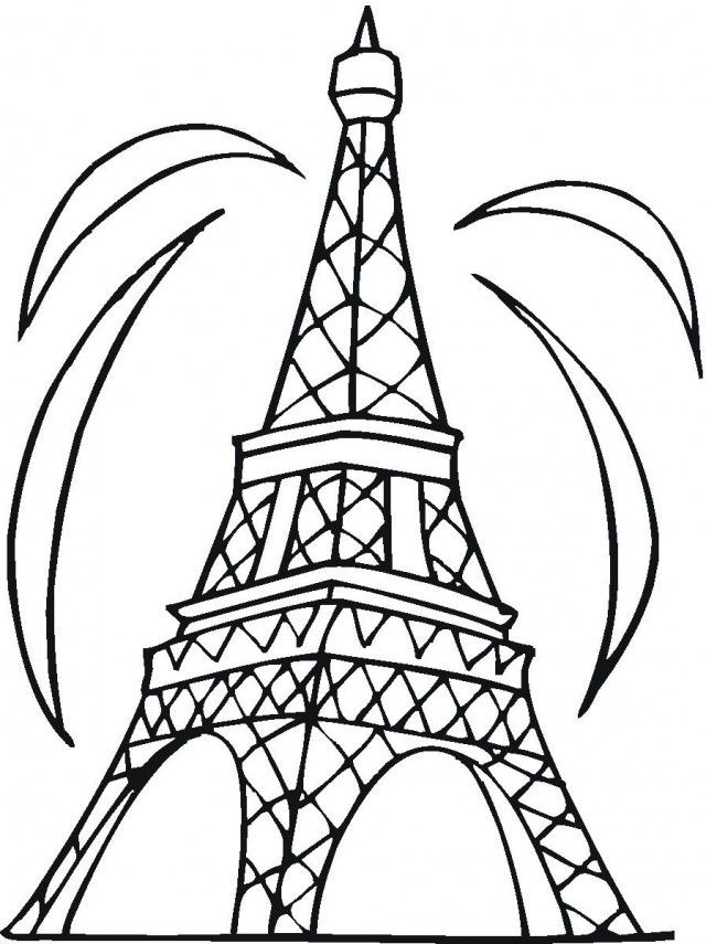 The Eiffel Tower Coloring Online Super Coloring 140184 Eiffel 