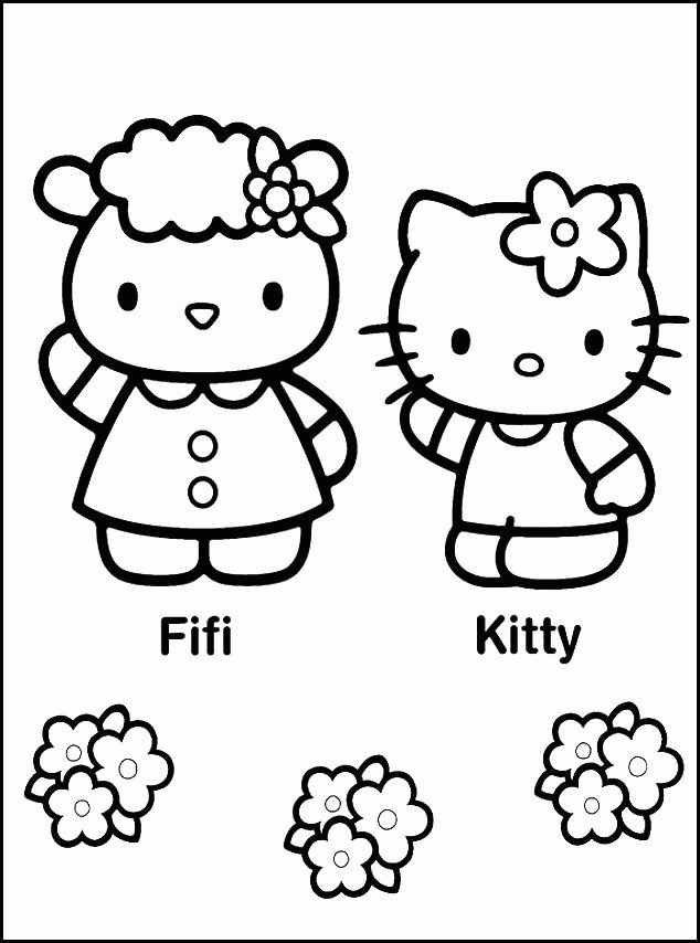 Download Hello Kitty And Friends Coloring Pages - Coloring Home