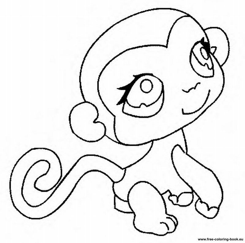 lps monkeys Colouring Pages