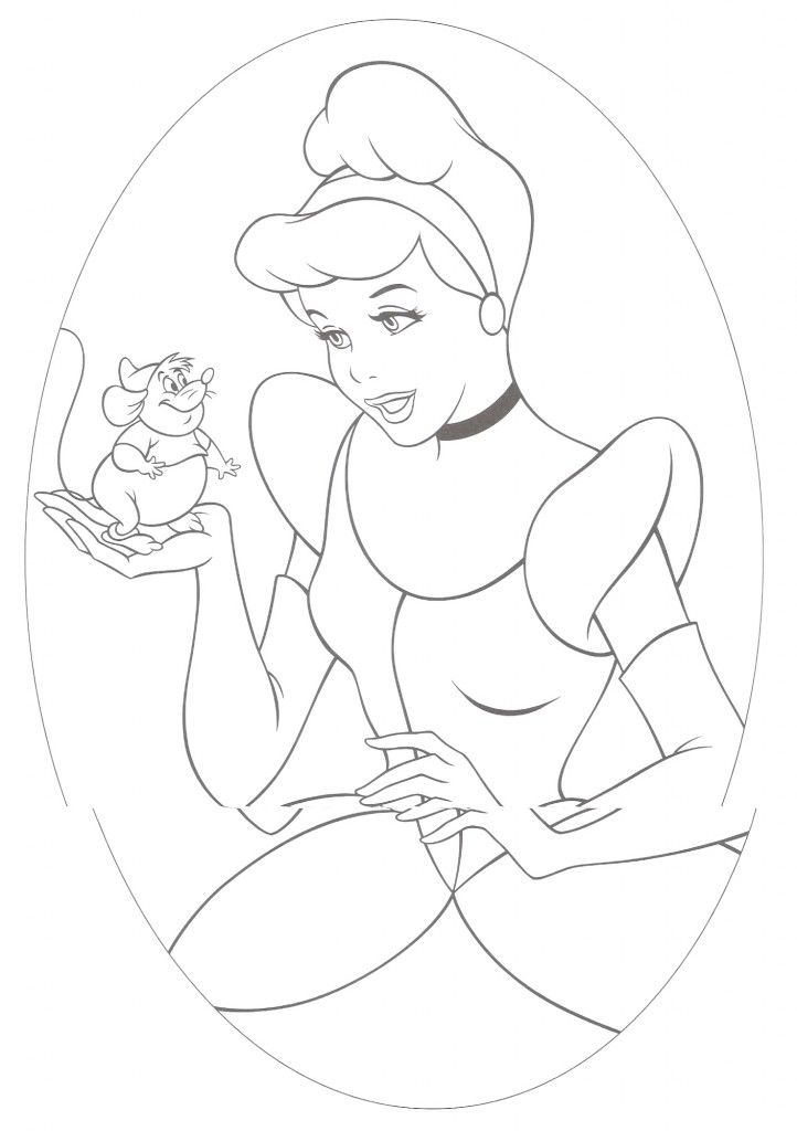 Printable Cinderella Coloring Pages For Kids « Printable Coloring 