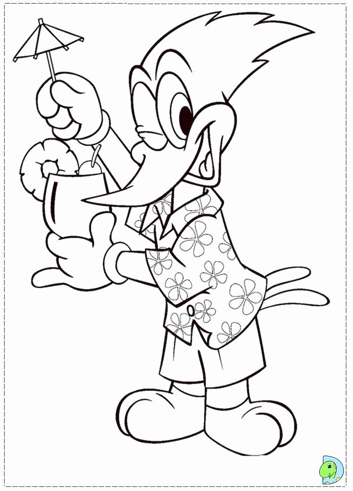 Woody Woodpecker Images - Coloring Home