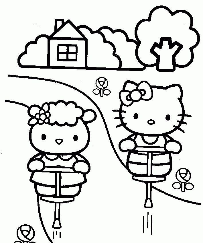 Download Fifi And Hello Kitty Coloring Pages You Can Print Or 