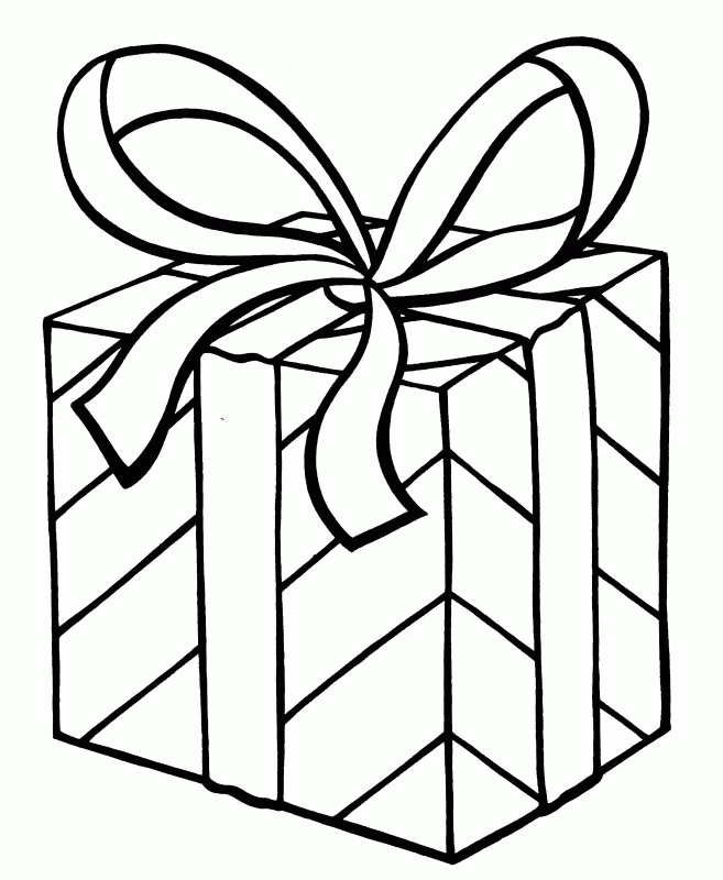 Christmas Presents Coloring Pages - Coloring Home