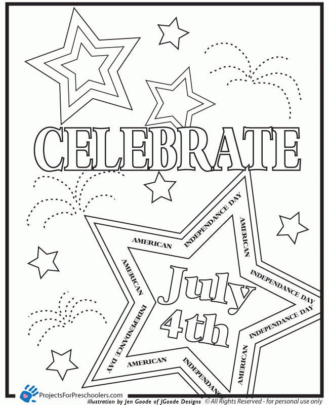 4th July Coloring Pages Coloring Home