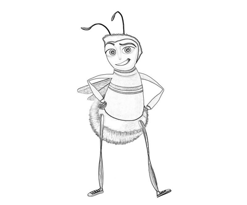 Pose Of Bees Coloring Pages Free: Pose Of Bees Coloring Pages Free