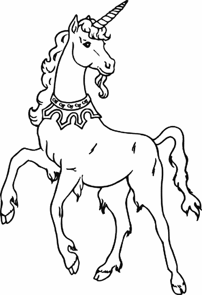 Printable Unicorns 14 Fantasy Coloring Pages