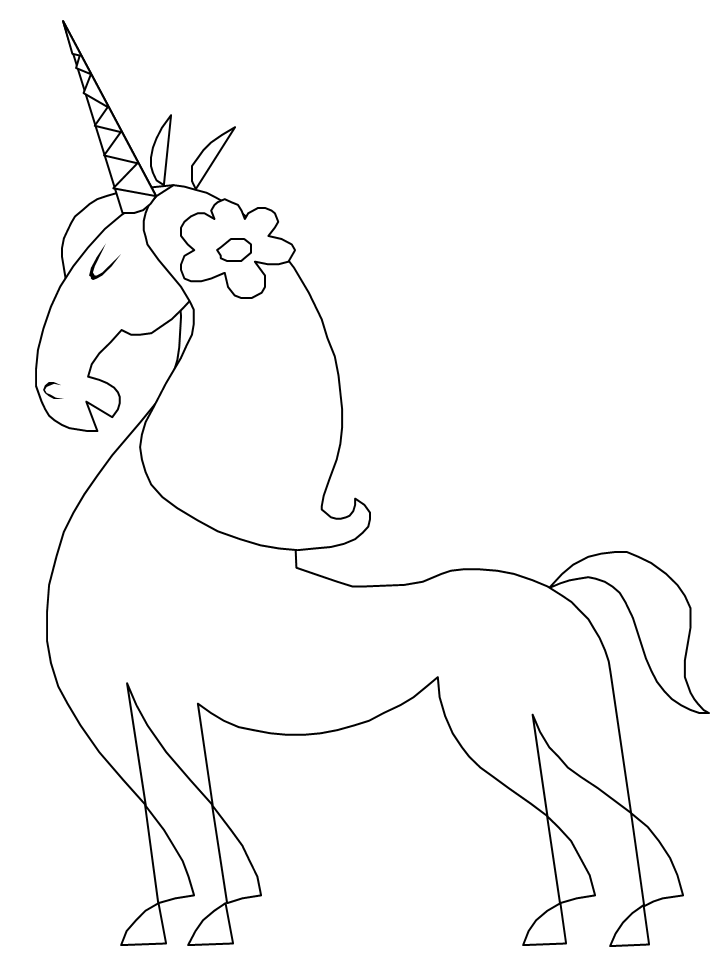 Unicorns 19 Fantasy Coloring Pages & Coloring Book