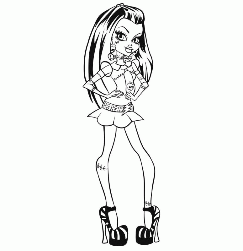 31 Monster High Coloring Pages | Free Coloring Page Site
