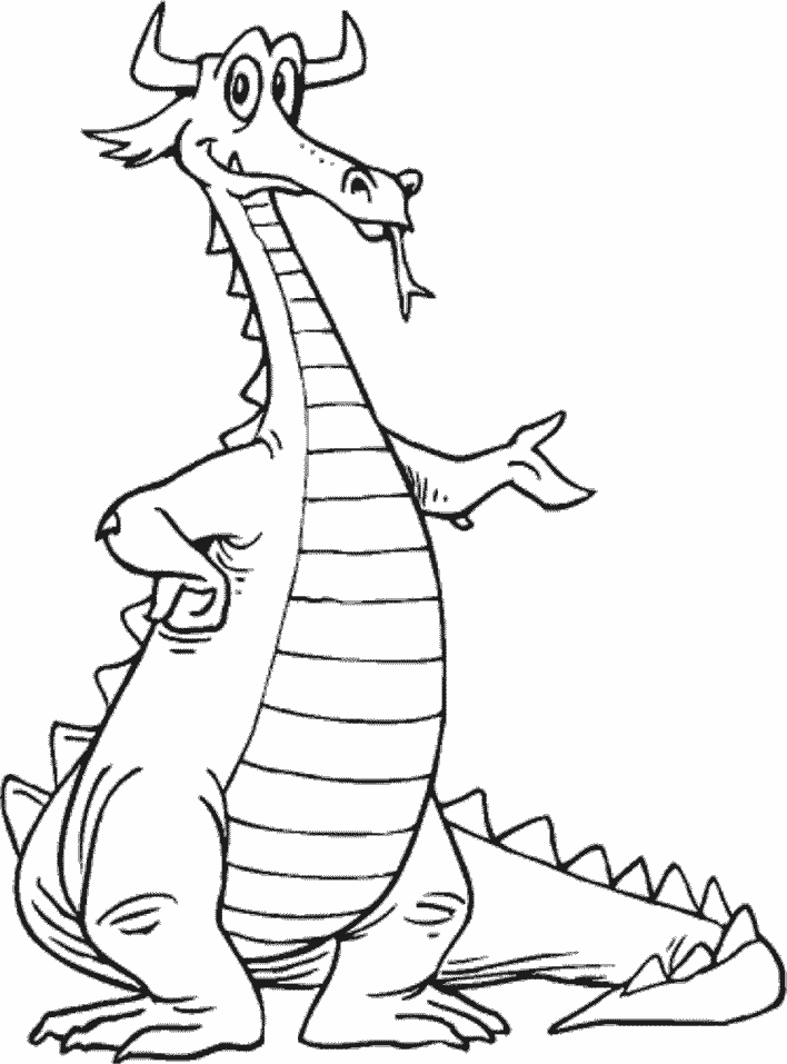 Printable Dragons 11 Fantasy Coloring Pages
