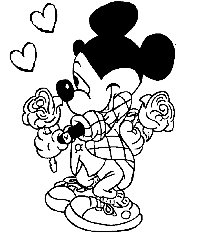 Disney Valentine S Day Coloring Pages
