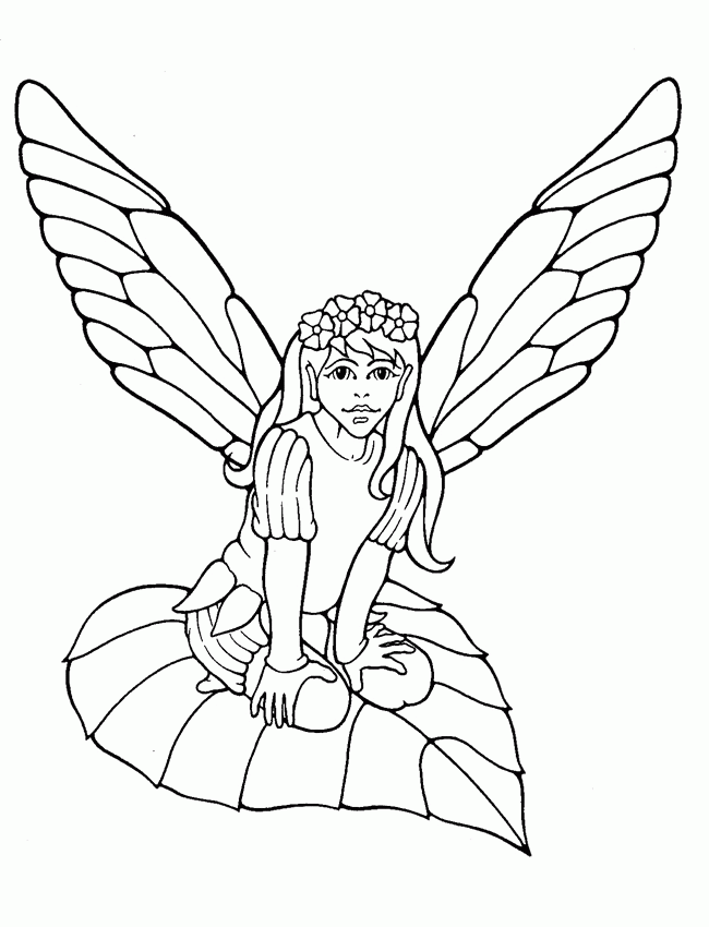 Coloring Pages: Fairies Free Printable Coloring Pages