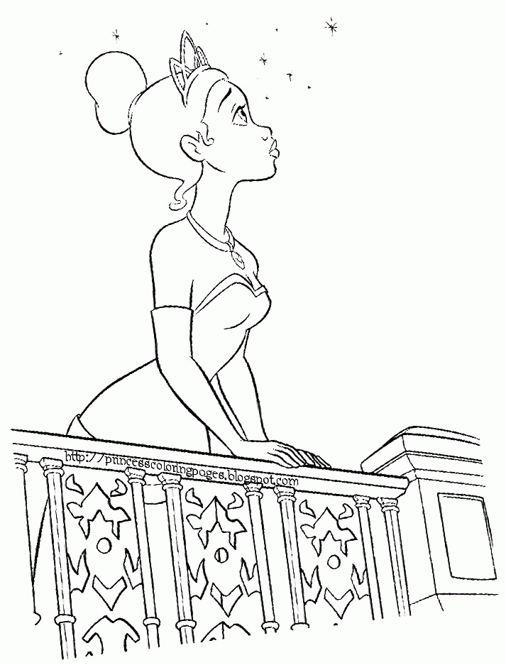 Princess And The Frog Coloring Pages | Coloring Pages