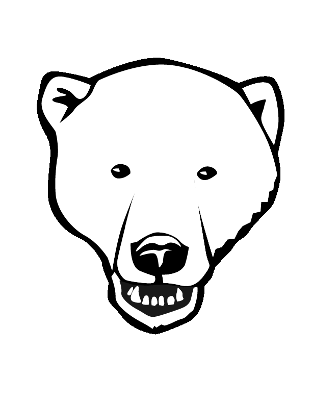 eps 8 polar bear printable coloring in pages for kids - number 
