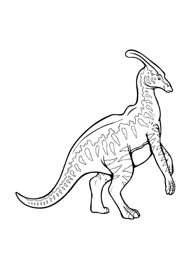 Parasaurolophus Coloring Page - Coloring Home