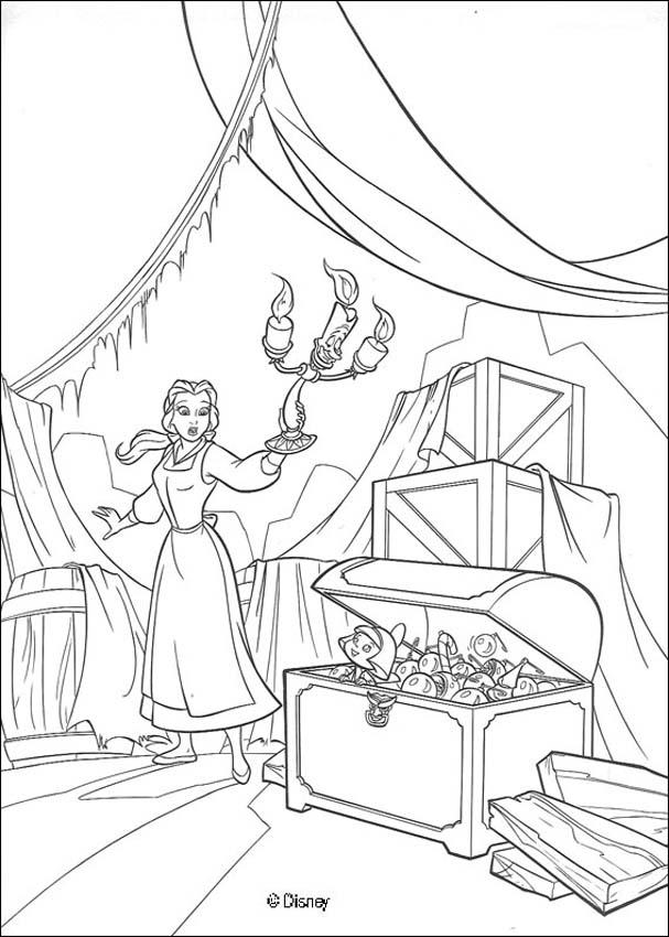 Beauty and the Beast coloring pages : 17 free Disney printables 
