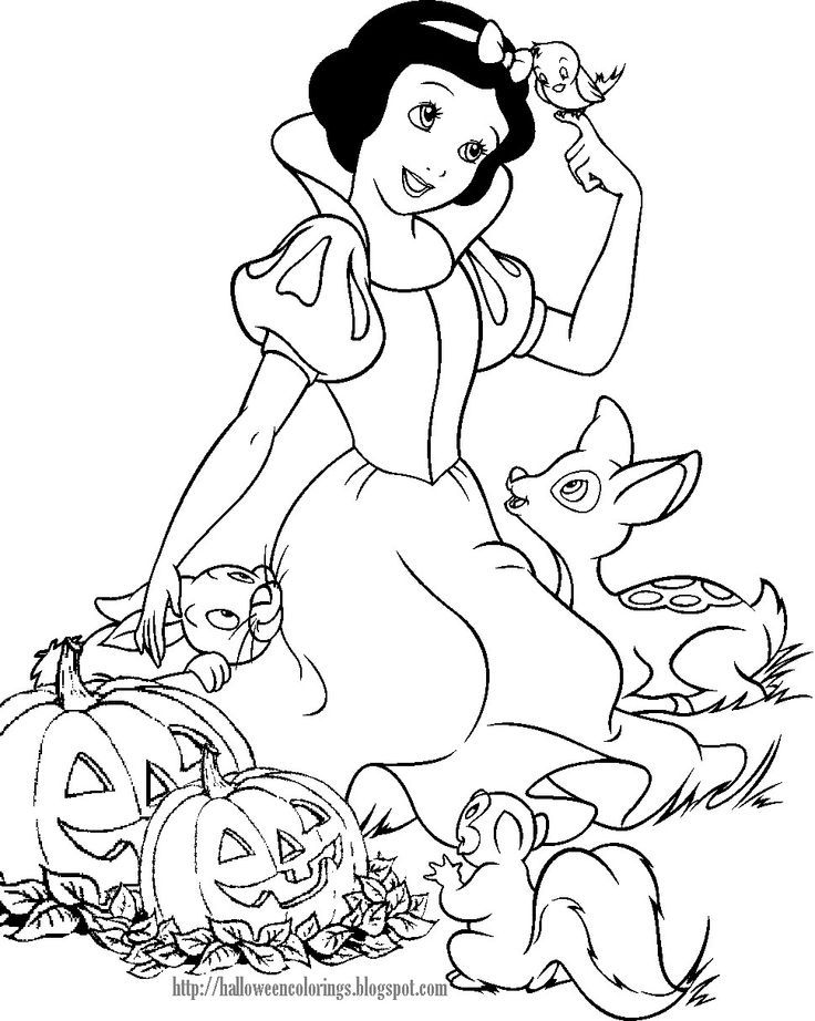 DISNEY COLORING PAGES | Halloween & Fall