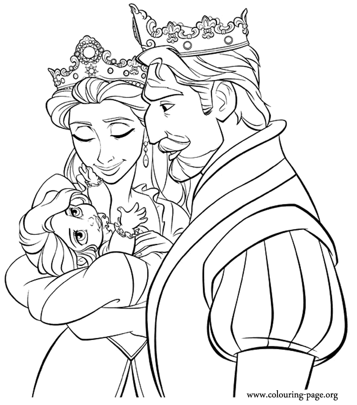 Tangled Coloring Page | Coloring Pages