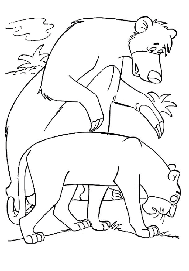Coloring Page - Junglebook coloring pages 16