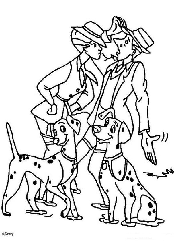 101 Dalmatians coloring pages - Meeting