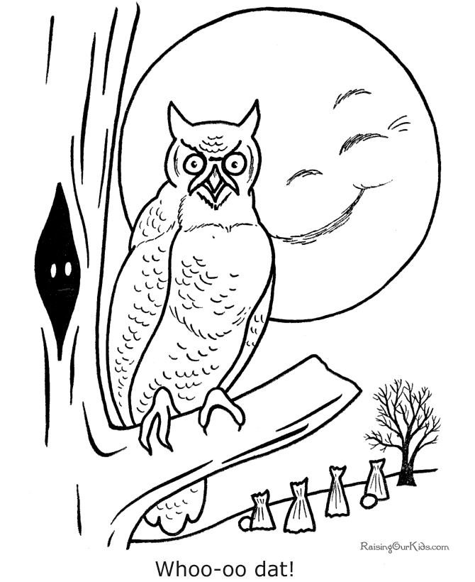 These Free Printable Halloween Owl Coloring Pages Provide Hours Of 