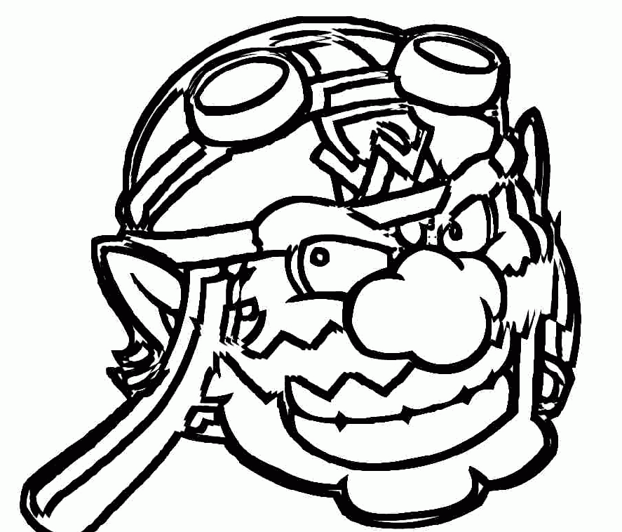 Download Wario Coloring Pages - Coloring Home