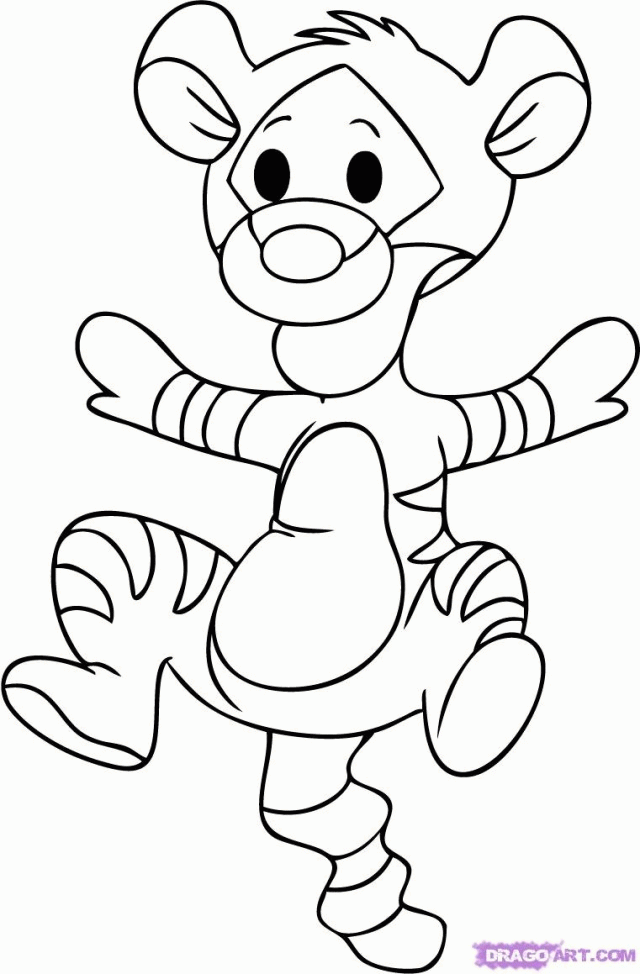 Baby Pooh Bear And Piglet Coloring Pages Best Cartoon Wallpaper - Coloring  Home
