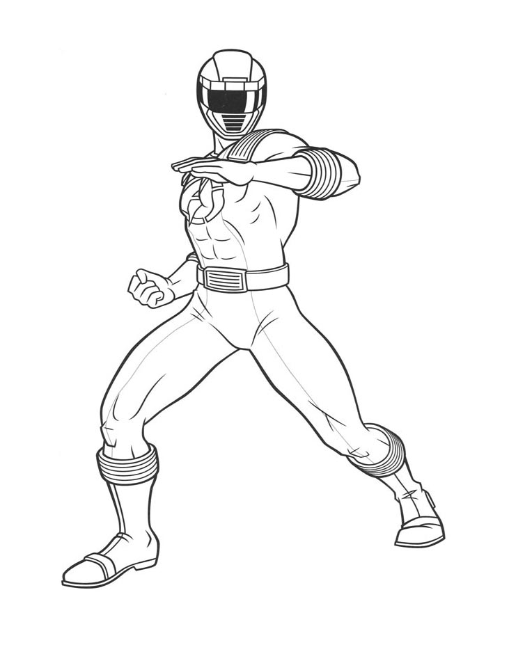 Power Rangers - Free printable Coloring pages for kids