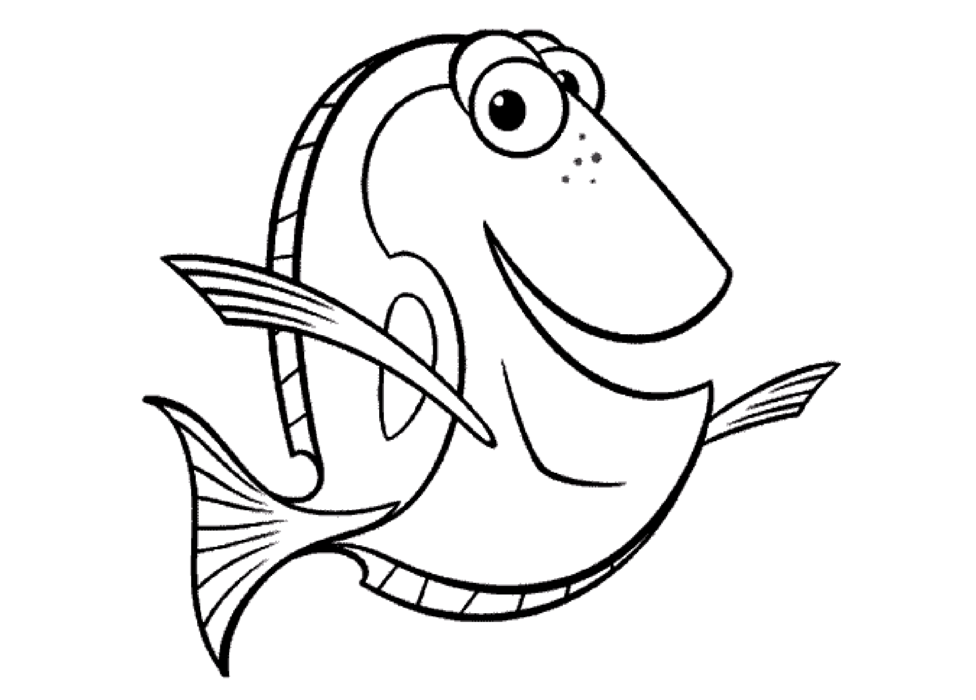 Finding dory for children - Finding Dory Kids Coloring Pages