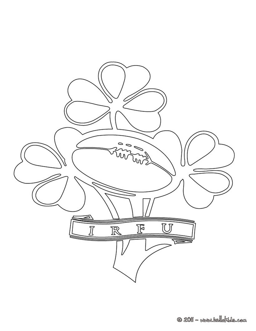 Ireland rugby team irfu coloring pages - Hellokids.com