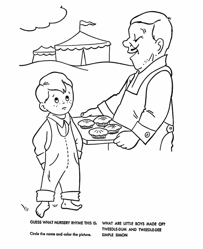 Free Collection of coloring page simple simon Coloring Pages | Coloring  Pages Library
