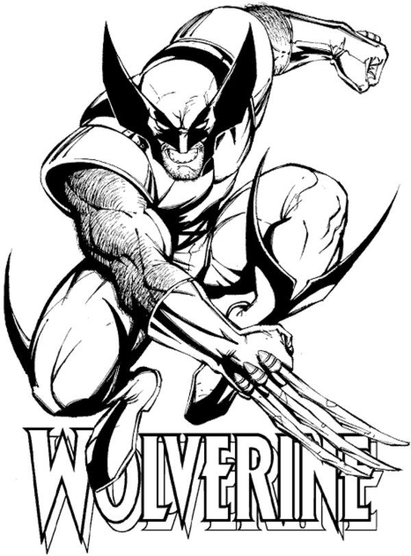 Free Printable Wolverine Coloring Pages For Kids | Marvel coloring, Cartoon  coloring pages, Superhero coloring pages