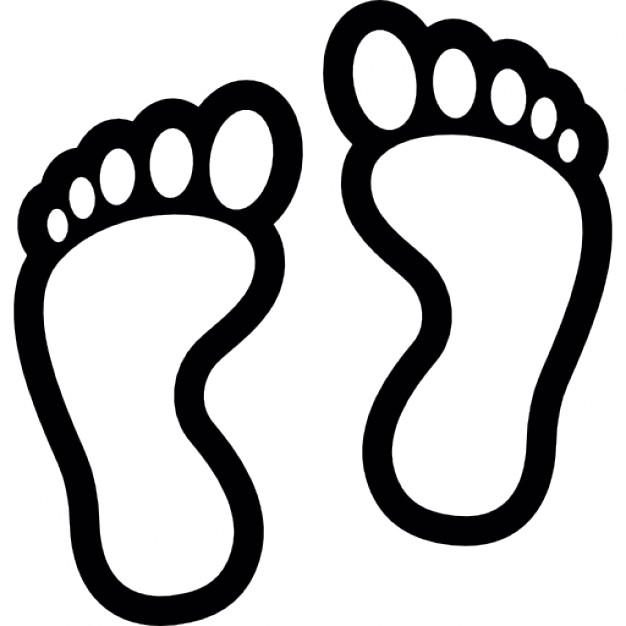 Footprints Coloring Pages - Coloring Home