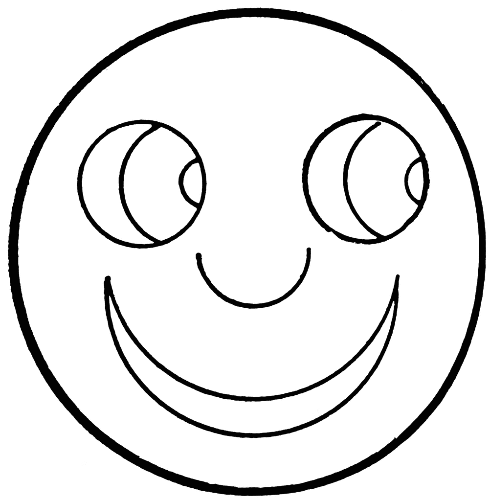 Free Smiley Face Coloring Pages - Coloring Home