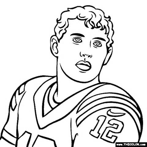 Colts Football Coloring Sheets Coloring Pages