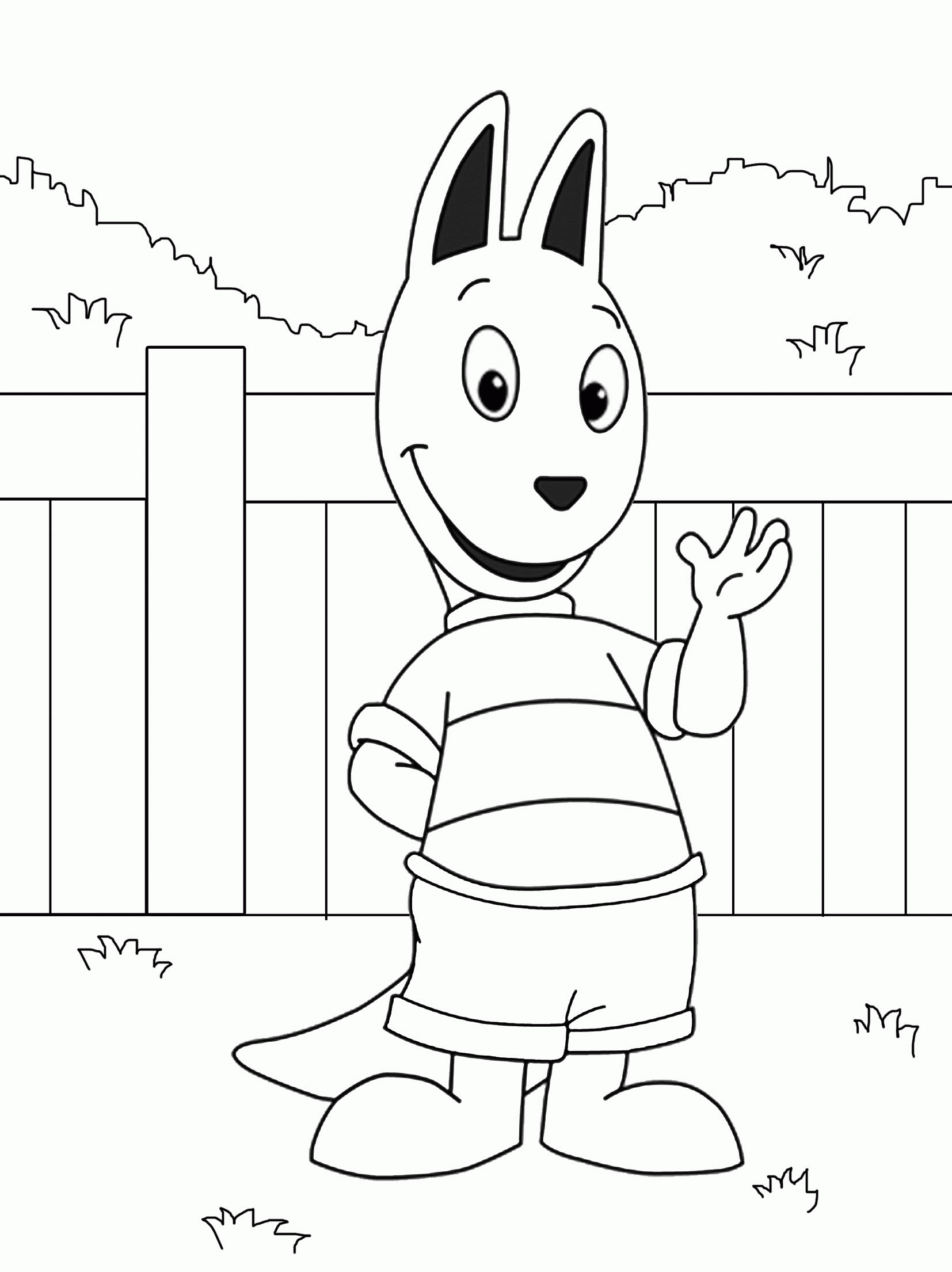 Backyardigans Coloring Pages Free Coloring Home