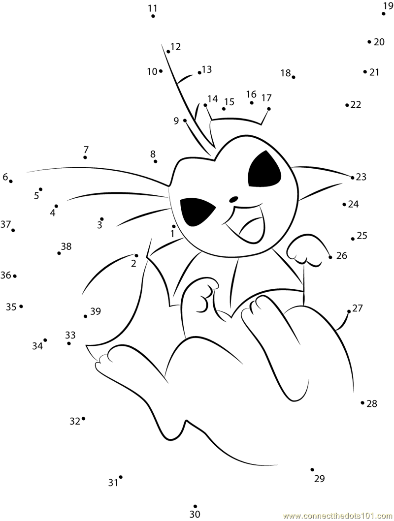Pokemon Dot To Dot Coloring Pages Coloring Home
