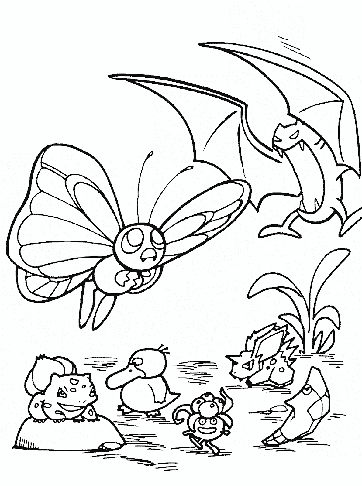 Butterfree Coloring Pages | Pokemon coloring pages, Pokemon coloring, Star coloring  pages