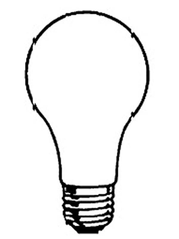 Light bulb #119367 (Objects) – Printable coloring pages