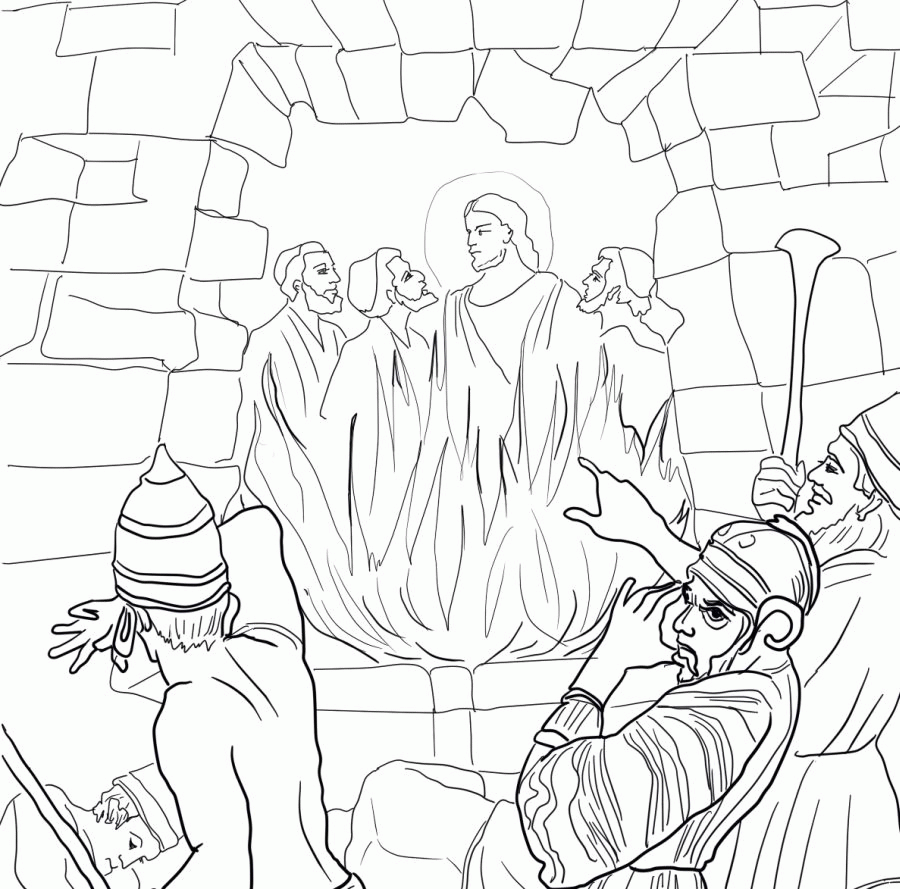 Shadrach Meshach And Abednego Coloring Page Coloring Home