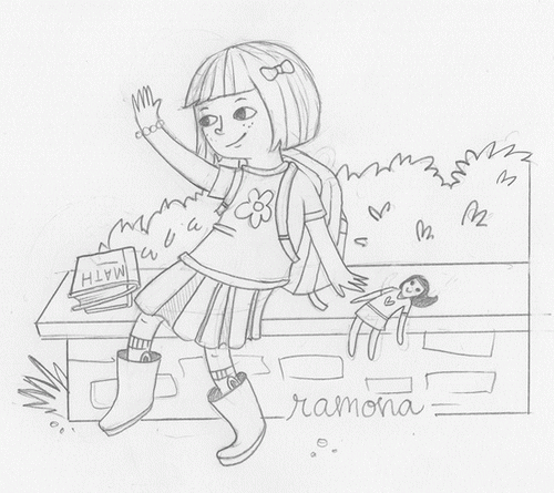 Ramona And Beezus Coloring Page