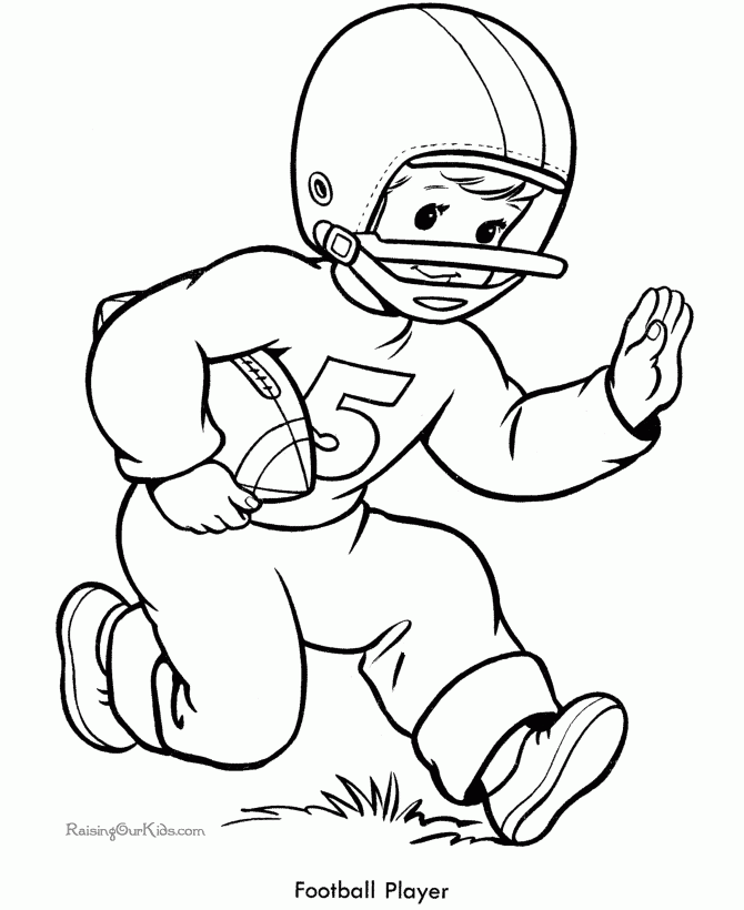 Writing American Football Coloring Pages 1 Coloring Kids ...