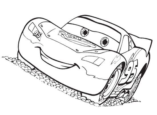 Lightning Mcqueen Coloring Page - Coloring Pages for Kids and for ...
