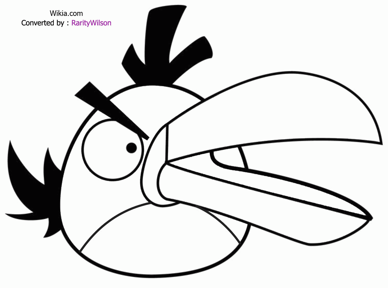 angry birds coloring pages - Free Large Images