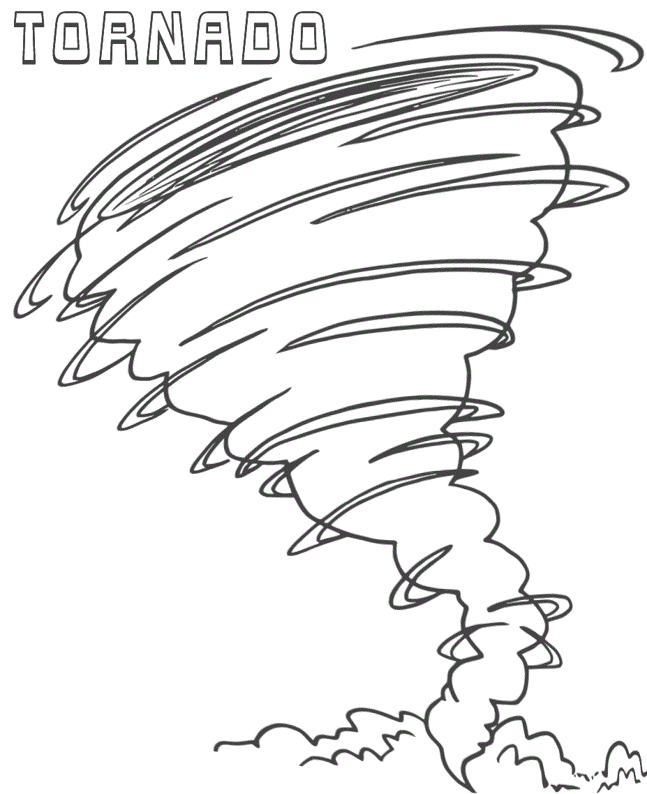 Tornado Coloring Pages - Free Printable Coloring Pages for Kids