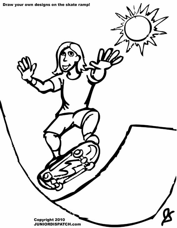 Drawing Skateboard #139379 (Transportation) – Printable coloring pages